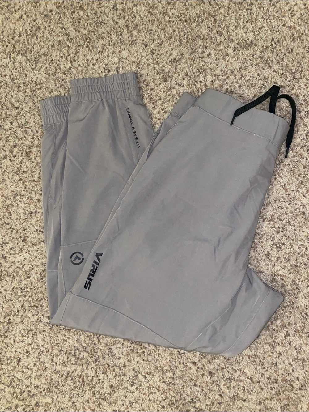 Virus Men's Light Gray Performance Joggers